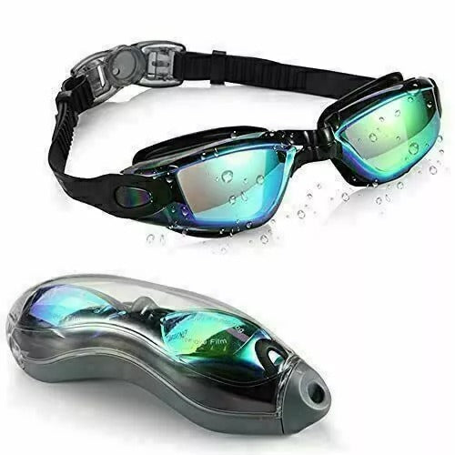Professional Anti-Fog Swim Goggles for Men & Women – UV Protection, No-Leak Design, Adjustable Strap