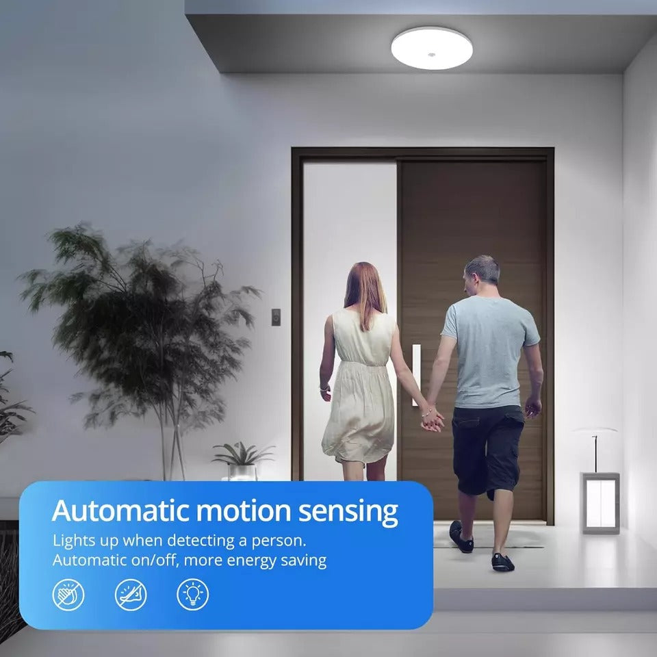 LED Ceiling Light with Motion Sensor – Energy Efficient & Automatic On/Off